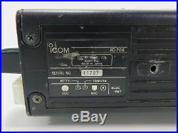 Icom IC-706 HF VHF Ham Radio Transceiver with Mic + Power Cable + Box SN 011797