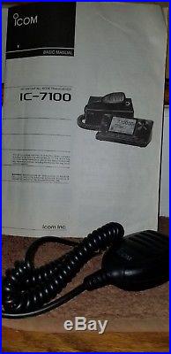 Icom IC-7100 100w Mobile or Base HF radio Touch screen and D-Star! Lightly used