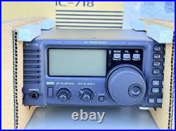 Icom IC-718 Ham Radio HF Transceiver Manual Original Box Excellent