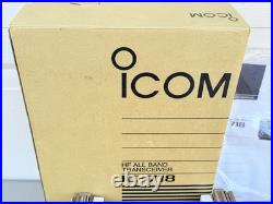 Icom IC-718 Ham Radio HF Transceiver Manual Original Box Excellent
