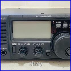 Icom IC-718 Ham Radio HF Transceiver With Mic with Cable Tested Works Icom IC-718 Ham Radio HF Transceiver With Mic with Cable Tested Works