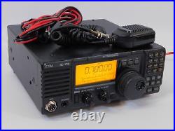 Icom IC-718 Ham Radio HF Transceiver with Mic + New Cable (excellent condition)
