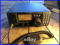 Icom IC-718 Radio Transceiver HF IC 718 Ham With Mic USB, LSB, CW, RTTY(FSK), AM