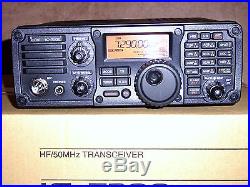 Icom IC 7200 HF/50 MHz Radio DSP Transceiver with Accessories Excellant Condition