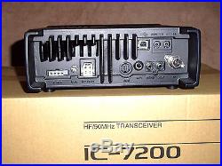 Icom IC 7200 HF/50 MHz Radio DSP Transceiver with Accessories Excellant Condition