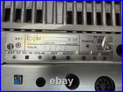 Icom IC-725 HF Ham Radio Transceiver LCD Screen with Box Mic Power Cable
