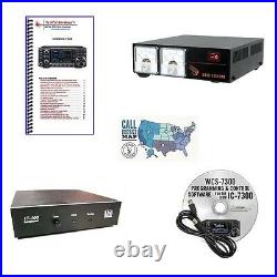 Icom IC-7300 100W HF Touch Screen Transceiver Accessories Bundle