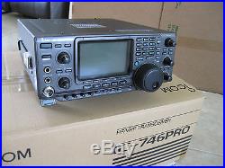 Icom IC-746PRO HF/6M/2M transceiver MINT condition-VERY LATE MODEL