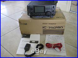 Icom IC-746PRO HF/6M/2M transceiver MINT condition-VERY LATE MODEL