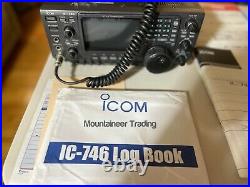 Icom IC-746 100 Watt HF, VHF All Mode Transceiver Excellent Condition
