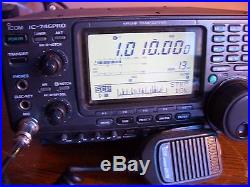 Icom IC-746 Pro withPS125 HF/6Meter/2Meter Transciever