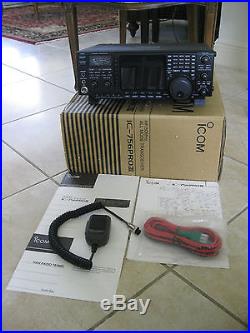 Icom IC-756PROIII 756PRO3 HF/6m Transceiver in MINT condition in the box