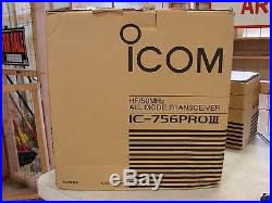 Icom IC-756PROIII HF/6m Transceiver in flawless condition