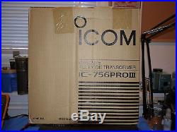 Icom IC-756ProIII Radio HF Transceiver. Excellent in Original Box