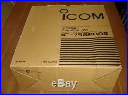 Icom IC-756ProII 756PRO2 PRISTINE withManual, original power cable, mic and box