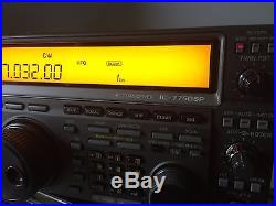 Icom IC-775DSP HF Transceiver Excellent Condition, includes Heil ICM Microphone