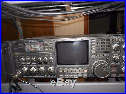 Icom IC 781 HF with microphone and power cord. Original manuals included