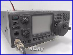 Icom IC-910H VHF/UHF All-Mode Ham Radio Transceiver with HM-12 Hand Mic Very Nice
