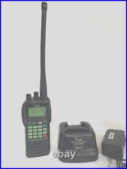Icom IC-A24 Pilot Aviation Airplane Handheld Radio VHF Air Band Transceiver VOR