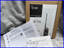 Icom IC-T10 VHF/UHF FM Transceiver Icom IC-T10 VHF/UHF FM Transceiver