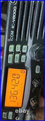 Icom IC-V8000 Ham Radio VHF FM Mobile Transceiver With Mic Tested & WORKS Great