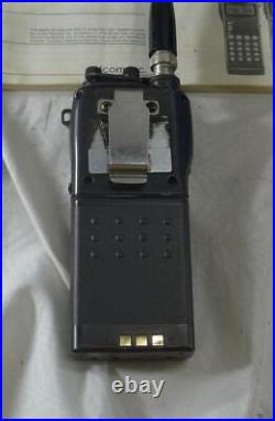 Icom IC-W32A Handheld Dual-Band FM Ham Radio Transceiver & Desktop charger