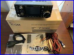 Icom Ic-7300 100W HF Transceiver Used. MINT Works perfectly. Barely used