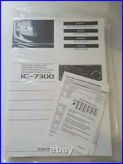 Icom Ic-7300 Hf+vhf6m And 4m All Mode Transceiver New