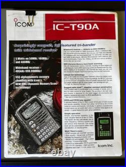 Icom T-90A Multiband Transceiver with Accessories
