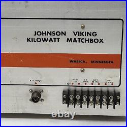 Johnson Viking KW Match Box 250-30 Kilowatt Antenna Tuner