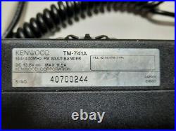 KENWOOD TM-741A TRI-BAND 6M/ 2M / 440 FM Transceiver RADIO USED PARTS ONLY
