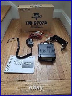 KENWOOD TM-G707A DUAL BAND TRANSCEIVER WithORIGINAL BOX Mint Condition