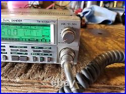KENWOOD TW-4000A DUAL BAND FM MOBILE TRANSCEIVER W MC-48, MA-4000 Ant Duplexer