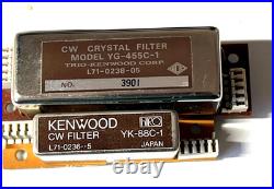 KENWOOD YK-88C 1 and YG-455C-1 CW FILTER SET