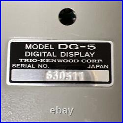 Kenwood DG-5 Display Digital Frequency Counter Display TS-520 520S HAM RADIO
