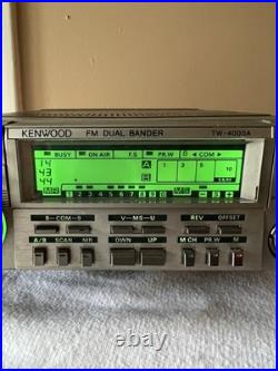 Kenwood Dual Bander TW-4000A Dual Bander 144 MHz 440 MHz Untested
