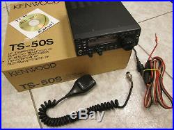 Kenwood Hf All Mode Ham Radio Ts-50 Ts-50s +box +mic+pwr Cord +manual On CD Ts50