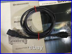 Kenwood SM-220 Ham Radio Station Monitor with Manual (Clean!)