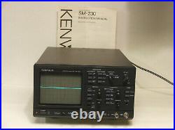 Kenwood SM-230 Oscilloscope / Band Scope In PERFECT Operating Condition SWEET
