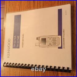 Kenwood THD-74A transceiver with desktop charger and extras