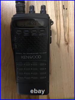 Kenwood TH-22AT FM 2-Meter VHF Ham Amateur Radio HT Transceiver Working withExtras Kenwood TH-22AT FM 2-Meter VHF Ham Amateur Radio HT Transceiver Working withExtras