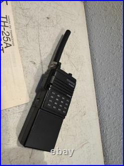 Kenwood TH-45AT 430/440MHz FM Handheld Radio with Charger Mic Battery & Manual
