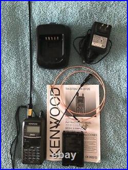 Kenwood TH-D72A Dual Band VHF/UHF APRS Satellite withCharger and other accessories