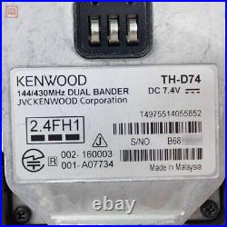 Kenwood TH-D74 Tri-Band HT VHF UHF FM & DSTAR Ham Radio
