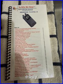 Kenwood TH-D75 Tri Band Ham Radio Transceiver GPS Bluetooth FM D-STAR APRS