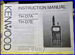 Kenwood TH-D7A UHF VHF Handheld Transceiver With Integral TNCAPRSSky Cmnd