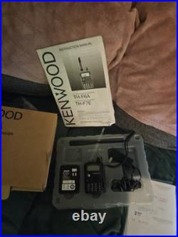 Kenwood TH-F6A Ham Radio Transceiver Black MPN TH-F6A with Battery, Charger & M