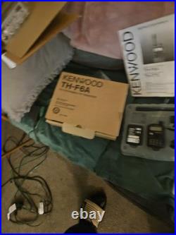 Kenwood TH-F6A Ham Radio Transceiver Black MPN TH-F6A with Battery, Charger & M