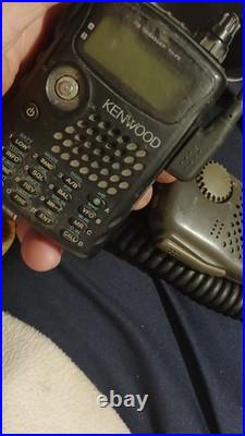 Kenwood TH-F6 Ham Radio Transceiver Black with Kenwood Speaker Microphone