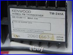 Kenwood TM-241A 2-Meter 144MHz FM Ham Radio Transceiver + Box (US version, nice) Kenwood TM-241A 2-Meter 144MHz FM Ham Radio Transceiver + Box (US version, nice)
